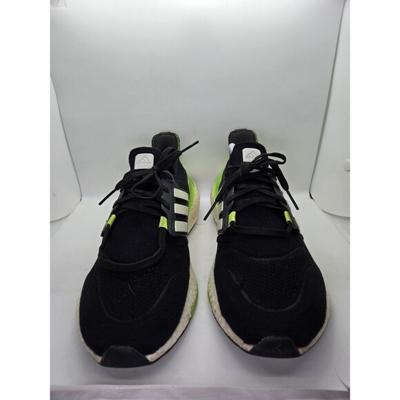 adidas ULTRABOOST 22 Shoes Men’s 9.5 Black Solar Green Running Athletic Sneakers main image 5